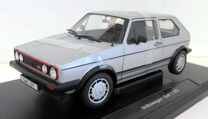 Welly 1/18 Scale Diecast 18039W - Volkswagen Golf Gti Mk1 - Silver 1