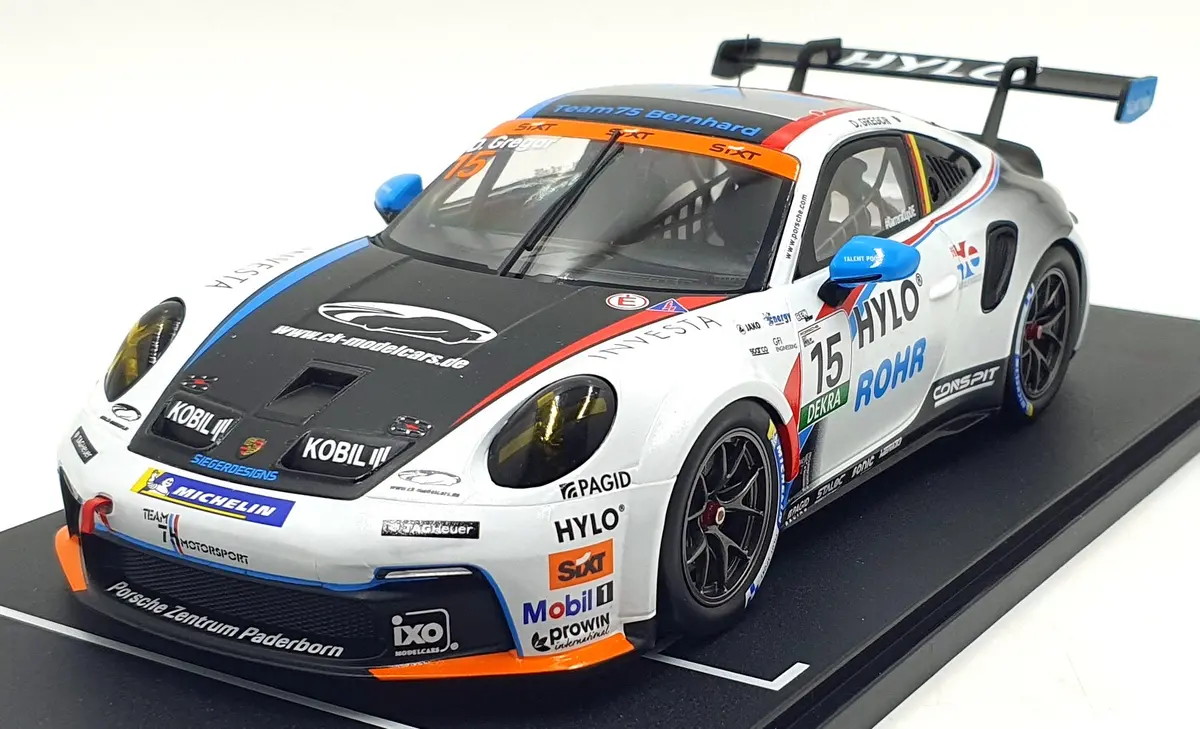 Ixo 1/18 Scale Legt18-24Cup003 - Porsche 911 Gt3 Cup #15 Deutschland 2025 1
