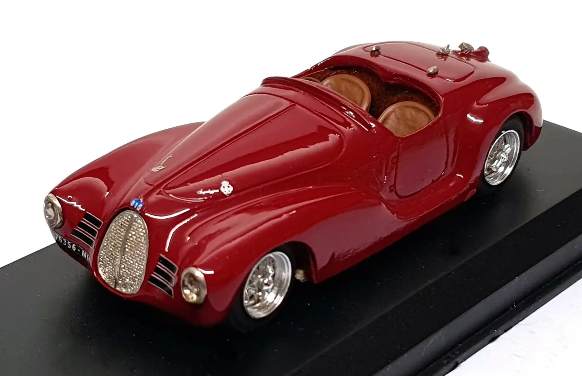 Top Model 1/43 Scale Tmc048 - 1940 Ferrari 815 Coda Corta - Maroon 1