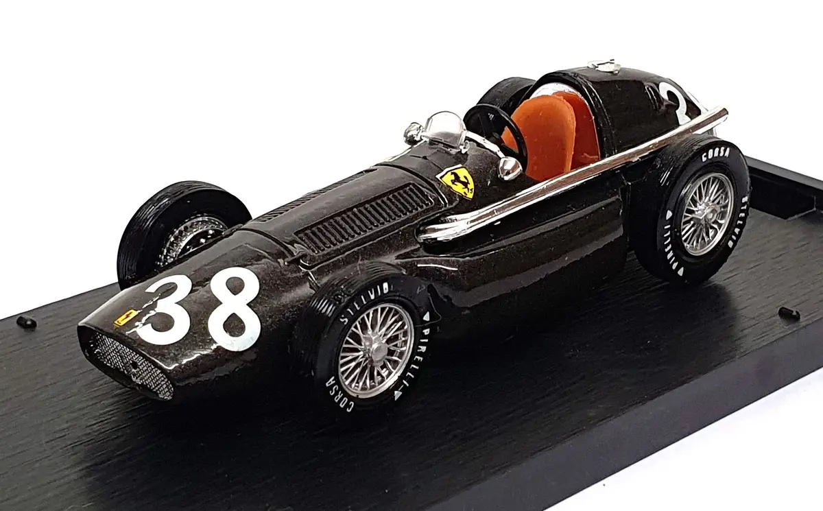 Brumm 1/43 Scale R197s - F1 1954 Ferrari 555 #38 Death Of Enzo - Black 1