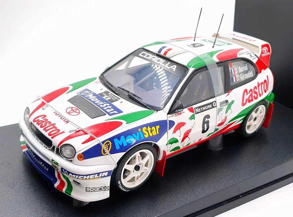 Autoart 1/18 Scale Diecast 80023 - Toyota Corolla Wrc Rally Great Britain #6 1