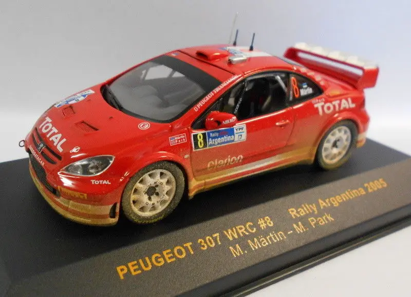 Ixo 1/43 Scale Ram201 Peugeot 307 Wrc #8 Rally Argentina 2005 1