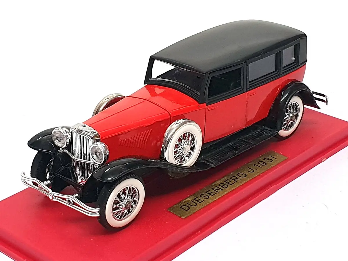 Solido 1/43 Scale Diecast 156 - 1931 Duesenberg Type J - Red/Black 1