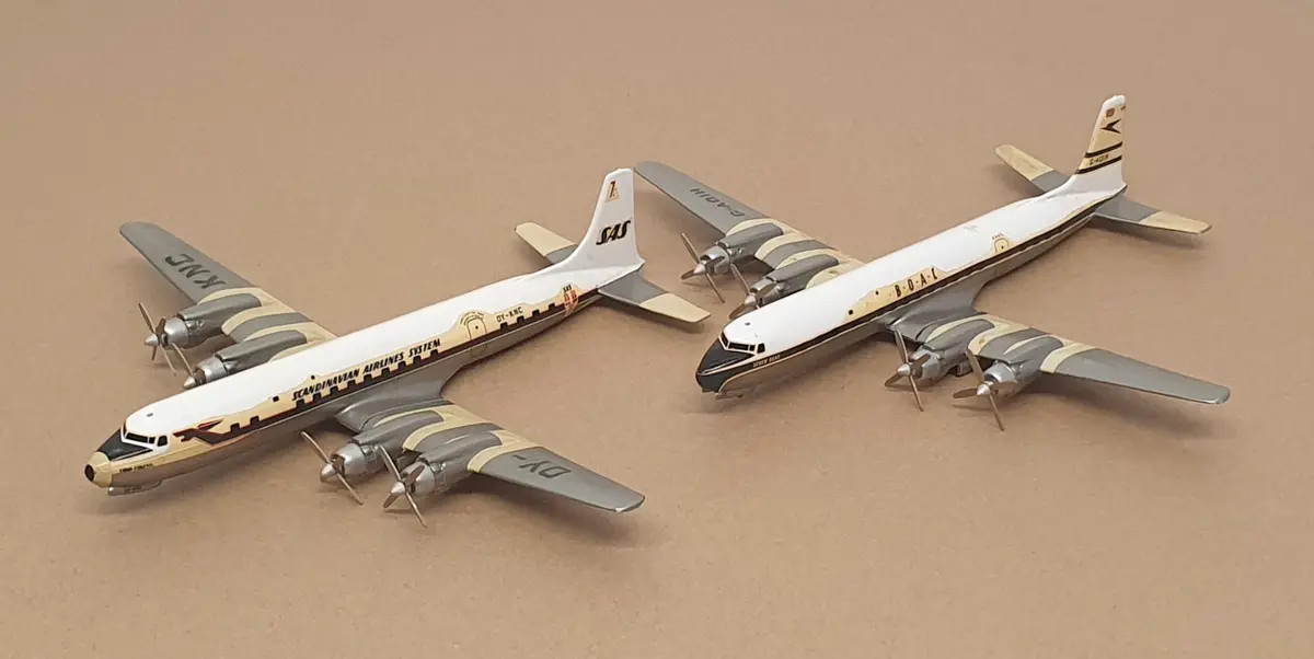 Western 1/200 Scale Md02a - 2 Mcdonald Douglas Boac G-Aoih & Scandinavian Oy-Anc 1