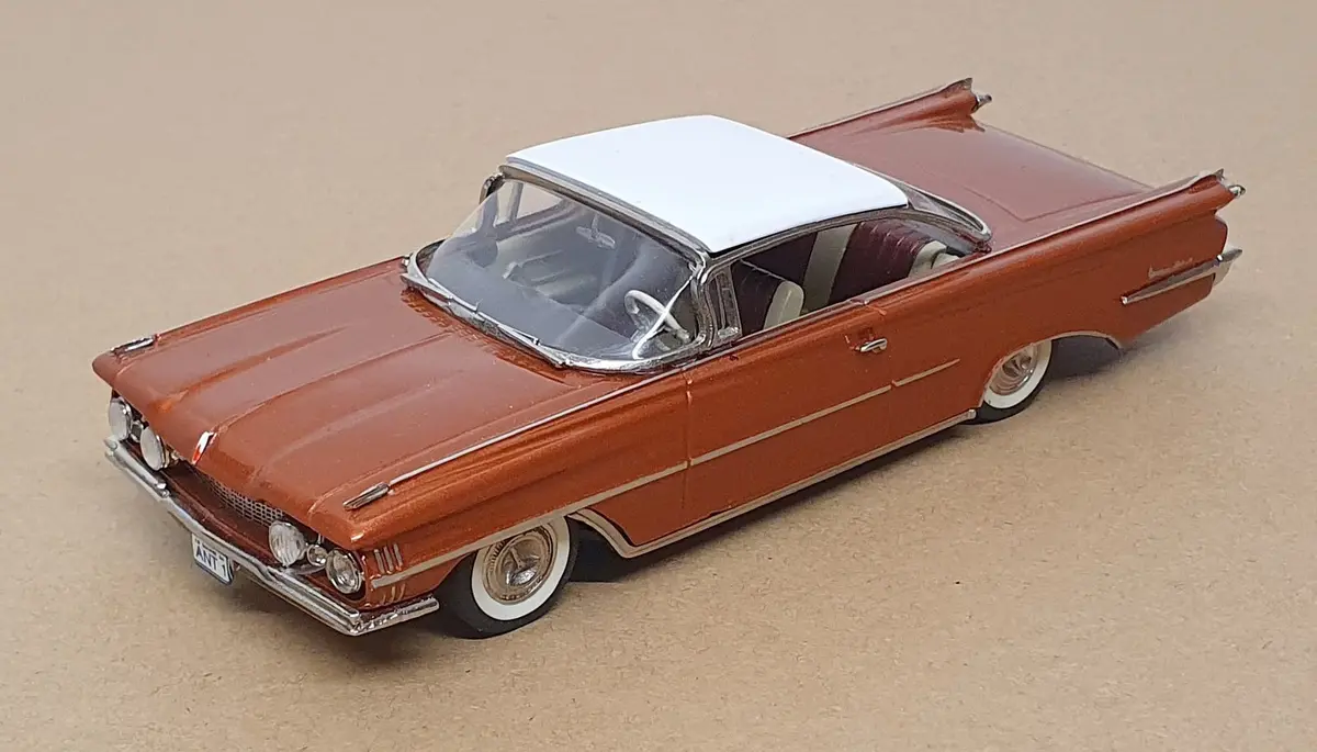 Sams Models 1/43 Scale S.16 - 1959 Oldsmobile 98 Holiday H/T - Copper/White 1