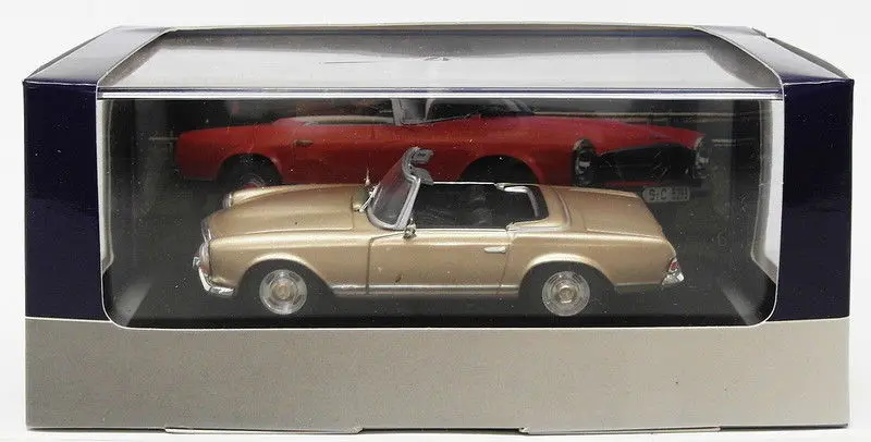 Atlas Editions 1/43 Scale Model Car 7 905 003 - 1963 Mercedes Benz 230 Sl Gold 1