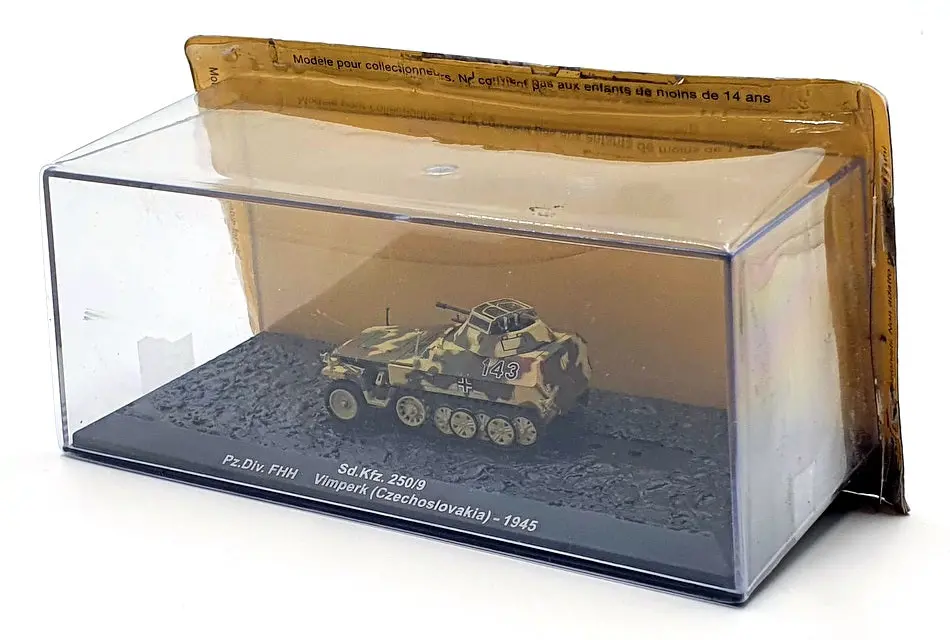 Altaya 1/72 Scale Al8222 - Sd.Kfz. 250/9 Pz.Div. Fhh Vimperk Czechoslovakia 1945 1