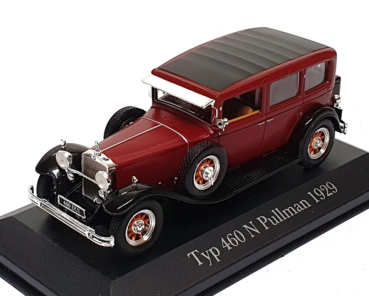 Altaya 1/43 Scale Mb460p - 1929 Mercedes Benz Type 460 N Pullman - Maroon 1