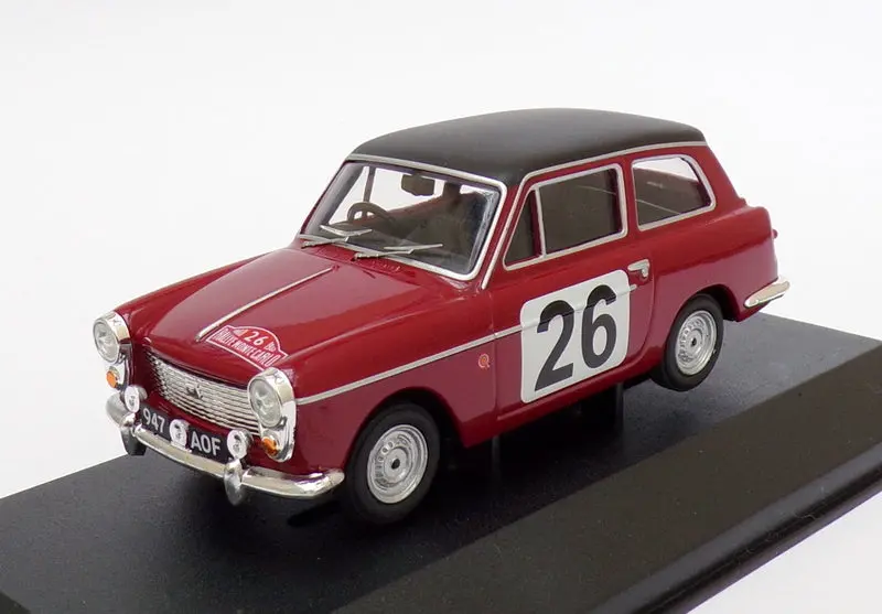 Vanguards 1/43 Scale Va11209 - Austin A40 1960 Monte Carlo Rally #26 Moss/Wisdom 1