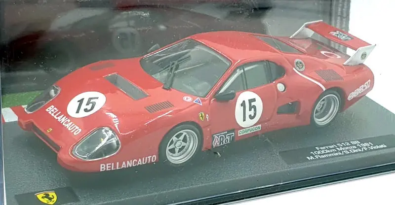 Altaya 1/43 Scale 30424E - Ferrari 512 Bb #15 1000Km Monza 1981 - Red 1