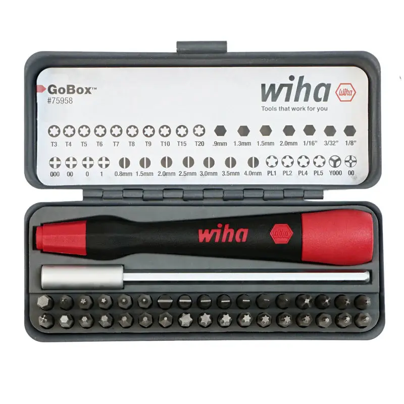 Wiha Gobox Precision Micro Bit Set 36 Pc 1