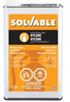 Solvable Professional Grade Xylene 1 Gal / 3.78L 1