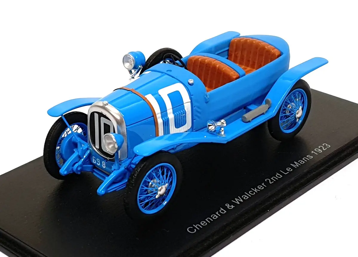 Spark Model 1/43 Scale S8101 - Chenard & Walcker 2Nd #10 Le Mans 1923 - Blue 1