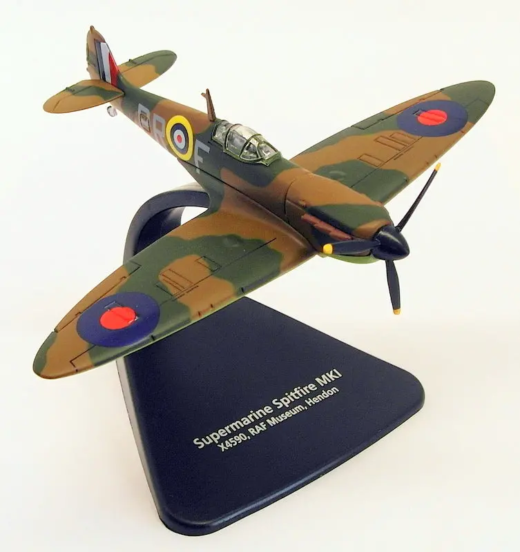Oxford Diecast 1/72 Scale Ac087 - Supermarine Spitfire Mki X4590 Raf Hendon 1