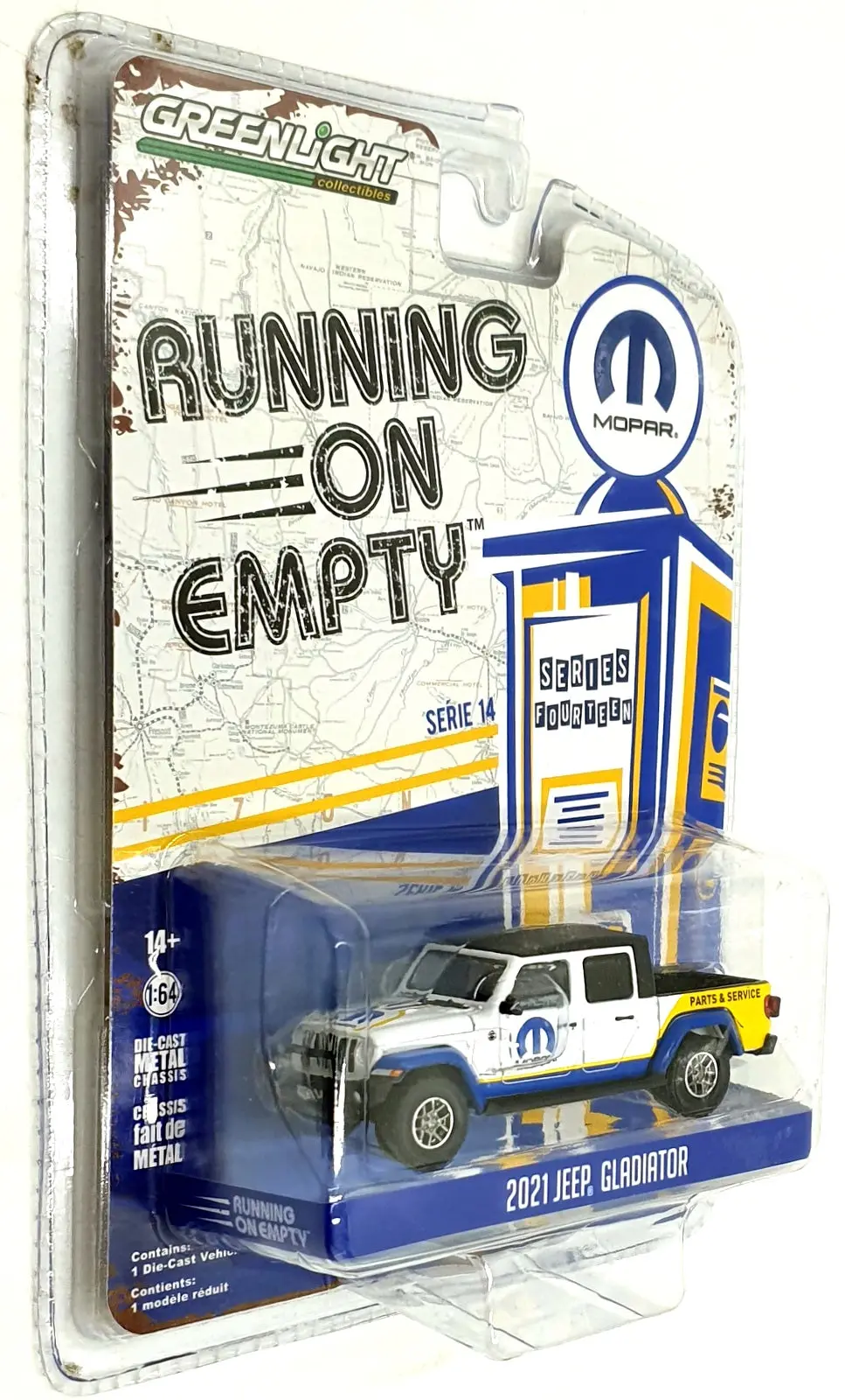 Greenlight 1/64 Scale 41140-F - 2021 Jeep Gladiator Truck 1