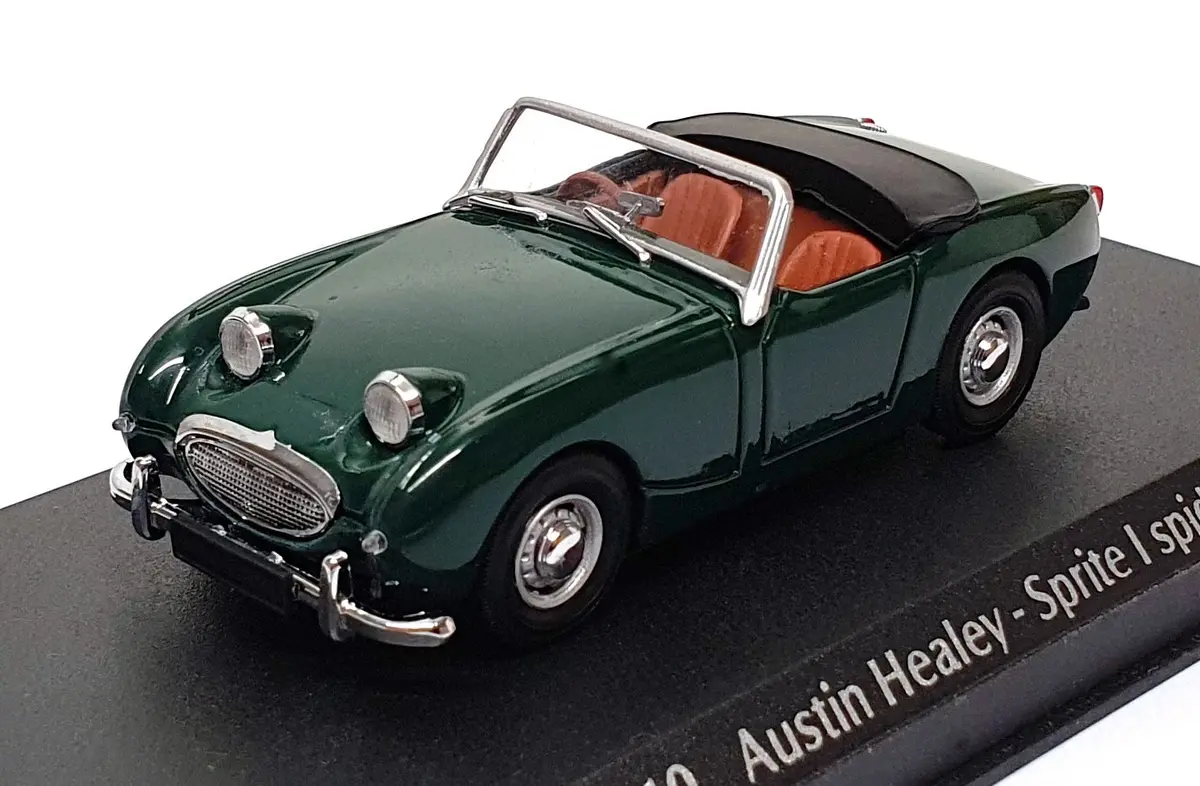 Detail Cars 1/43 Scale Art410 - 1968 Austin Healey Sprite I Spider - Green 1