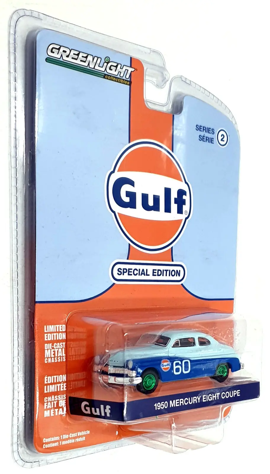 Greenlight 1/64 Scale 41145-B - 1950 Mercury Eight Coupe #60 - Chase 1