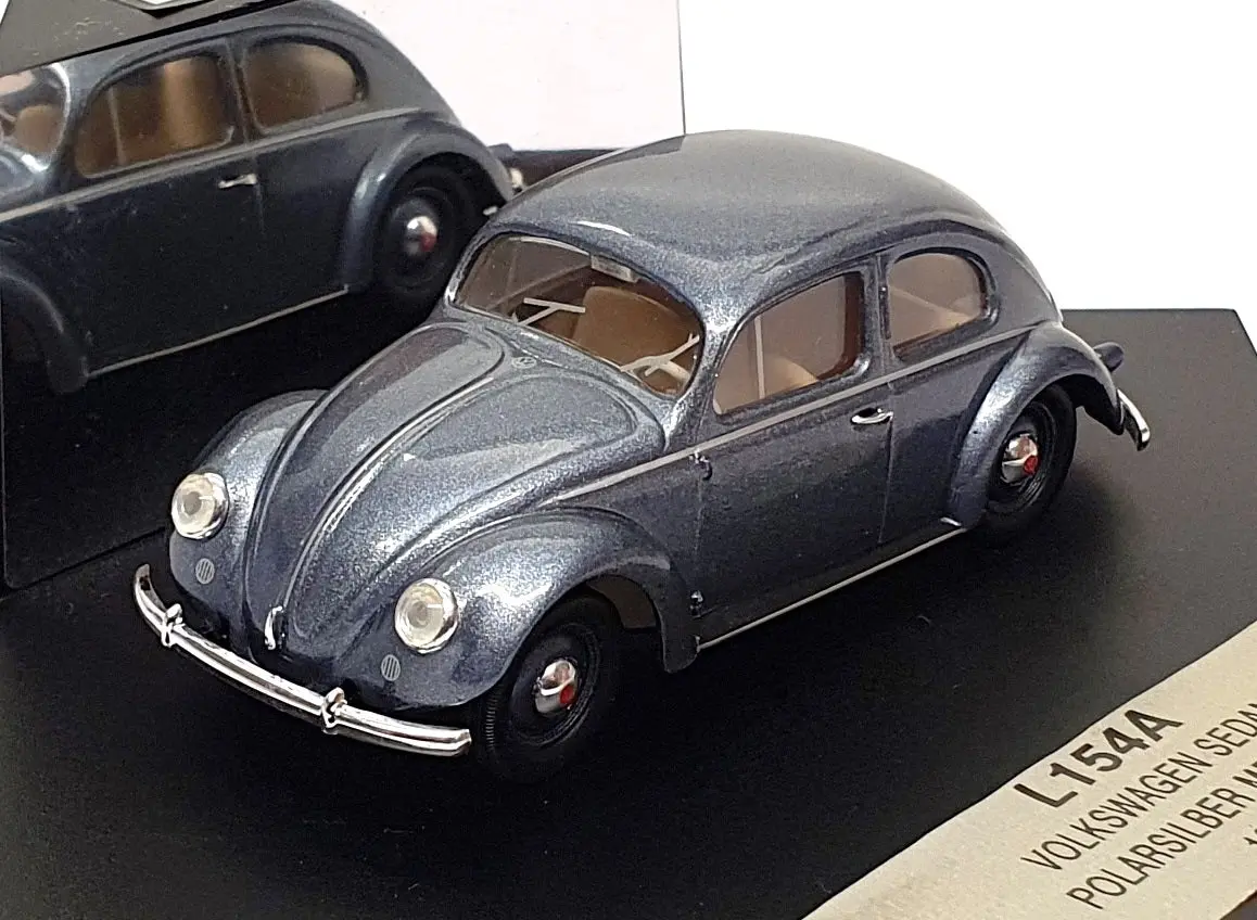 Vitesse 1/43 Scale L154a - 1955 Volkswagen Sedan - Met. Polar Silver 1