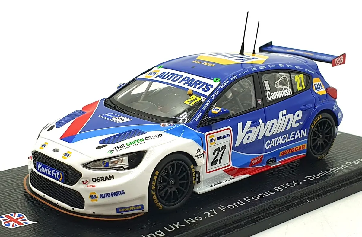 Spark 1/43 Scale Uk031 - Ford Focus Btcc #27 Donnington Park Gp 2025 1