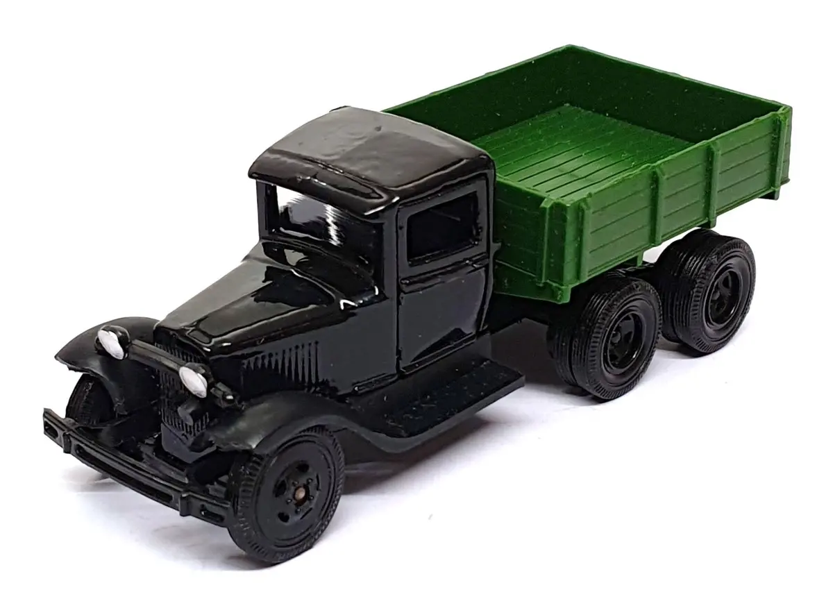Ussr Brand 1/43 Scale Diecast 1Pg-1277 - Gaz Truck - Black/Green 1