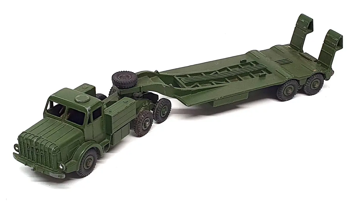 Dinky Supertoys Original Diecast 660 Thornycroft Antar Tank Transporter - Green 1
