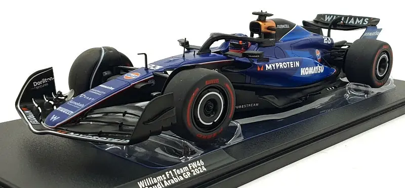 Solido 1/18 Scale Diecast S1814401 - Williams F1 Fw46 #23 Saudi Arabia Gp 2024 1