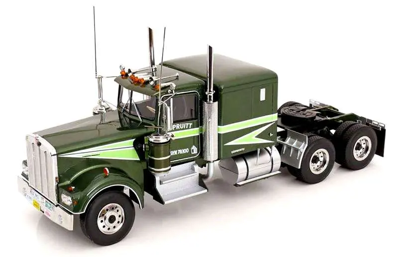Kk Scale Road Kings 1/18 Scale Rk180126 - Kenworth W900 - Metallic Green 1