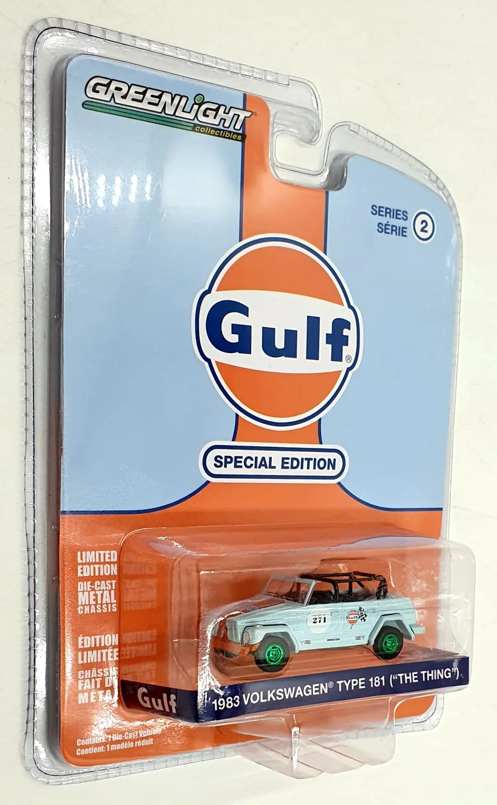 Greenlight 1/64 Scale 41145-D - 1983 Volkswagen Type 181 (The Thing) #271 Chase 1