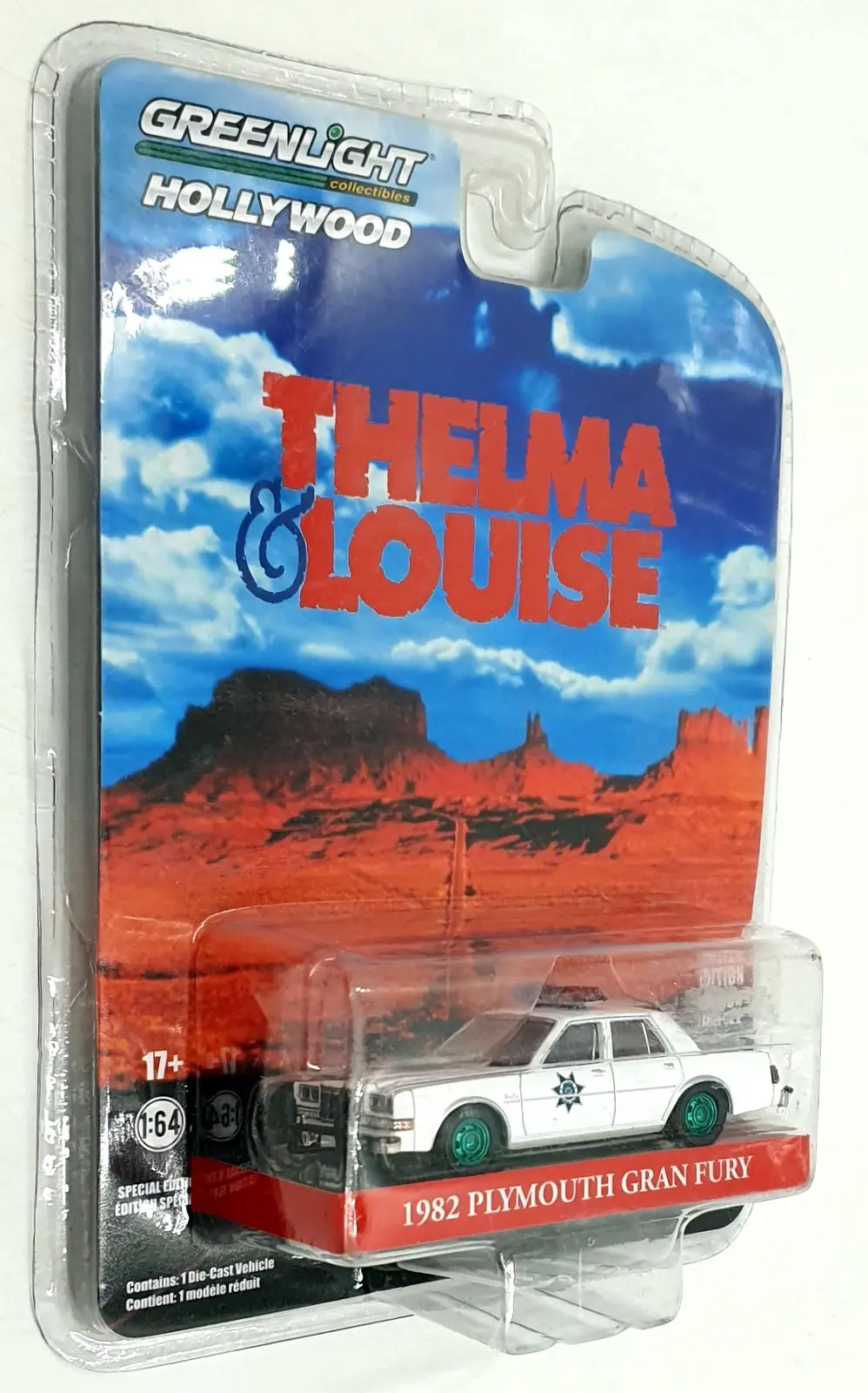 Greenlight 1/64 Scale 44945-C 82 Plymouth Gran Fury Police Thelma & Louise Chase 1