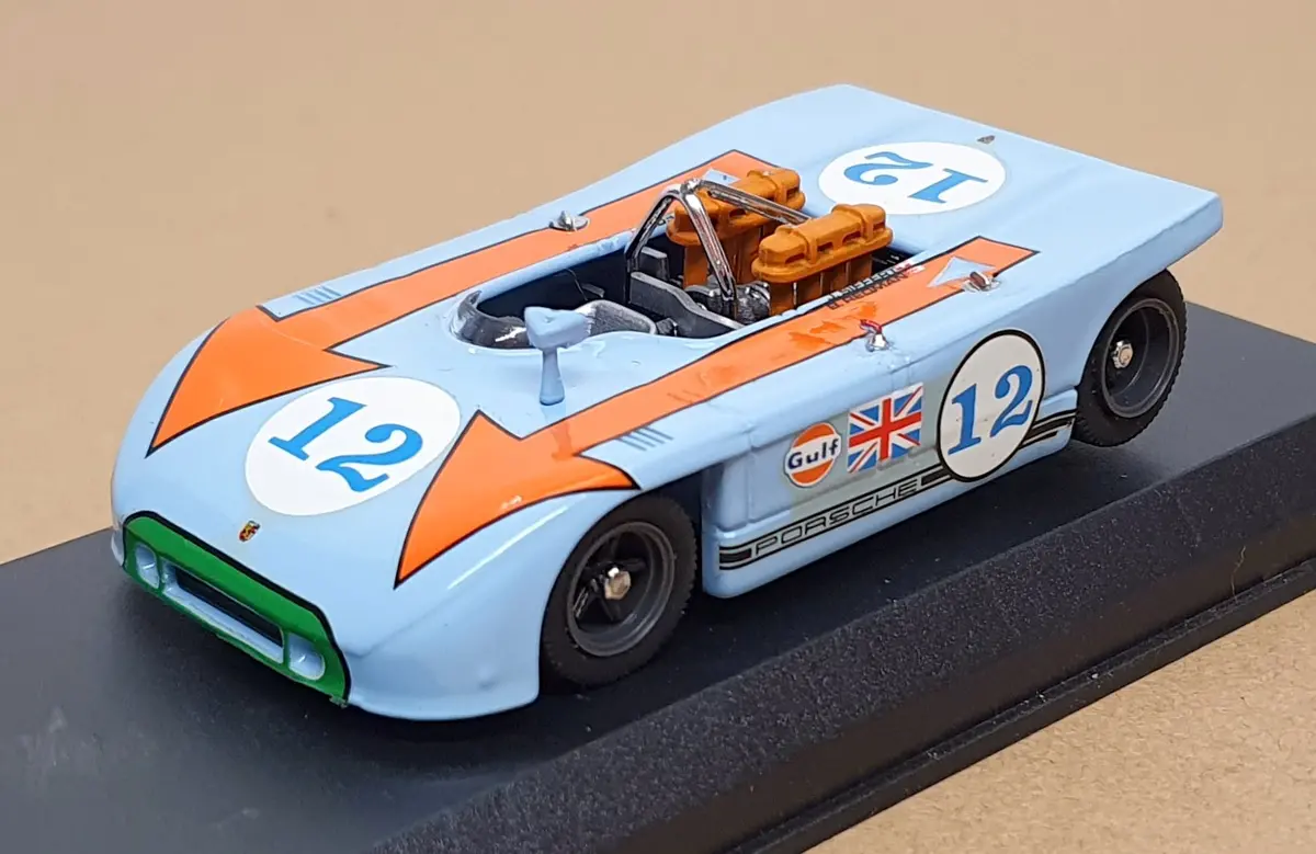 Best 1/43 Scale Bt012 - Gulf Porsche 908 #12 Targa Florio 1970 Siffert/Redman 1