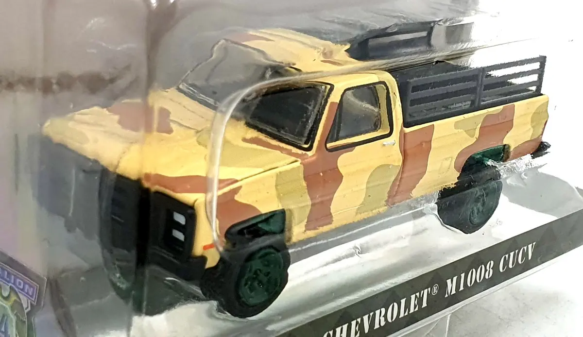Greenlight 1/64 Scale 61010-F - 1987 Chevrolet M1008 Cucv - Chase 1