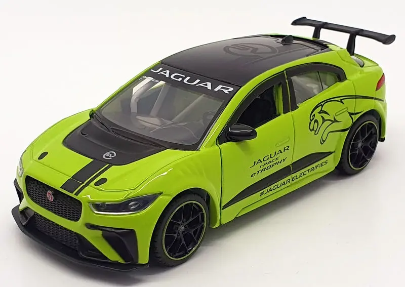 Tayumo 1/36 Scale Pull Back & Go 36100025 - Jaguar I-Pace E Trophy - Green 1
