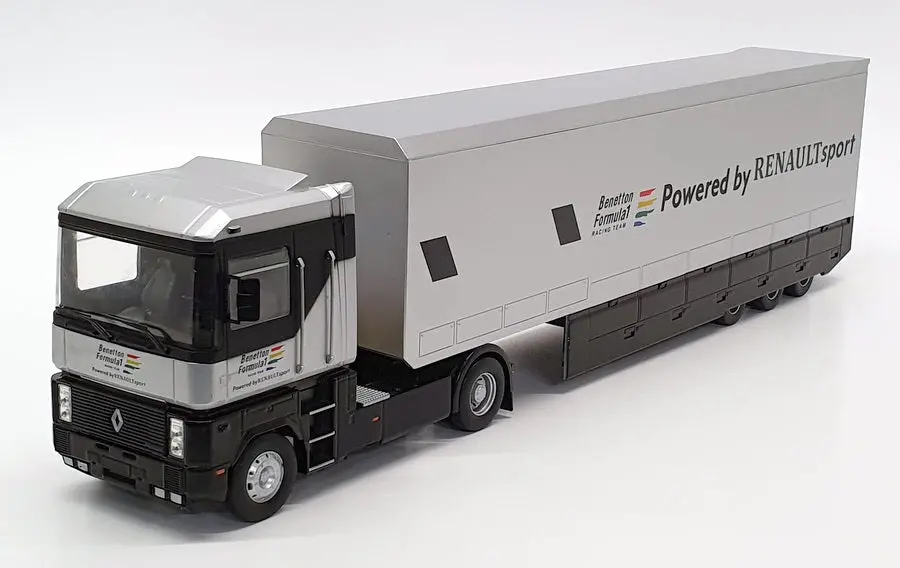 Ixo/Altaya 1/43 Scale 27519F1 Renault Magnum F1 Car Transporter Truck Benetton 1