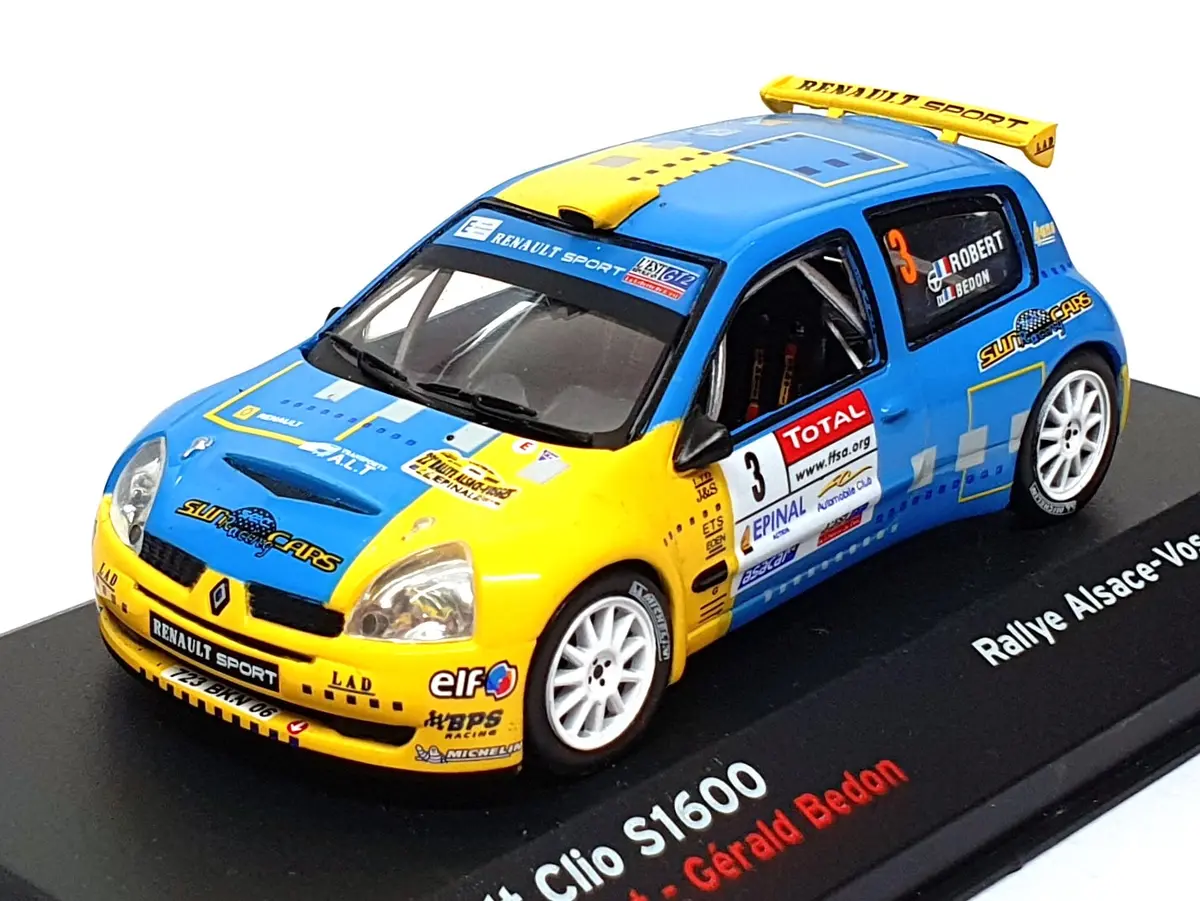 Altaya 1/43 Scale Cl2006 - Renault Clio S1600 #3 Rallye Alsace-Vosques 2006 1