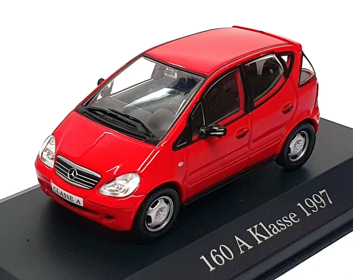 Altaya 1/43 Scale Kl1997 - 1997 Mercedes Benz 160 A Klasse - Red 1