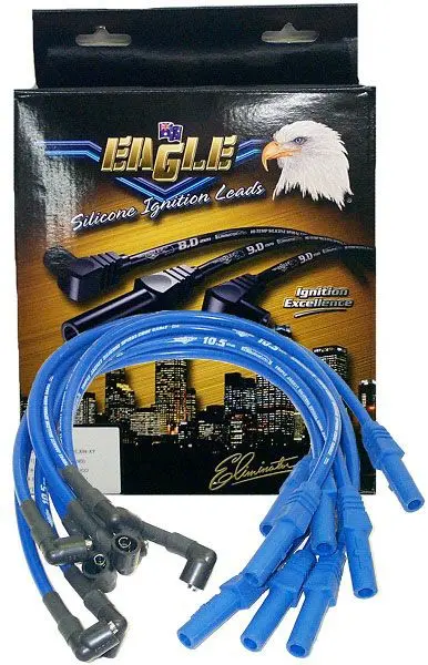 Eliminator Series Iii 11Mm Blue Over-Rocker Cover Ignition Lead Set (Ele11814) 1