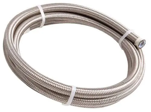 Af200 Series Ptfe-Lined Stainless Braided Hose – -8An, 15-Meter Length 1