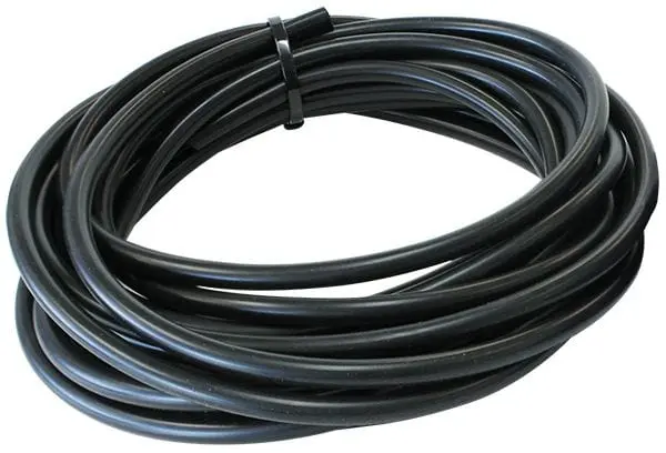 Gloss Black Silicone Vacuum Hose – 3/8" Id, High-Temp Rated, Af9231-038-25 1