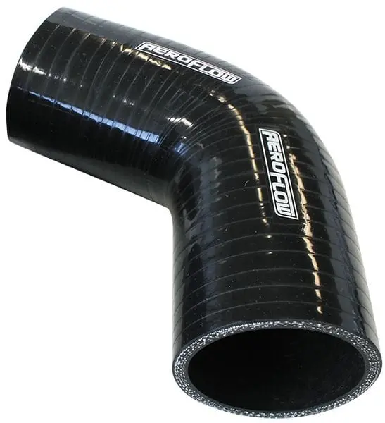 Gloss Black Silicone Hose Elbow – 67° Angle, 4-Inch Inner Diameter, High-Temp Af9208-400 1