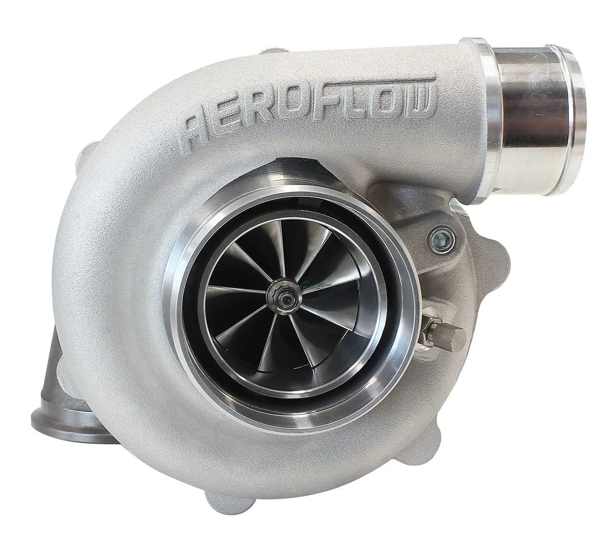Boosted 5449 .72 A/R Turbocharger – 660Hp Rated, Natural Cast Finish 1