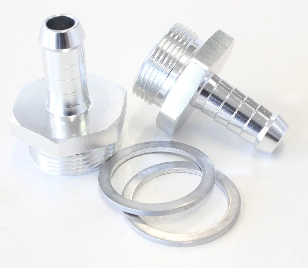 Carburetor Adapter: 3/8" Male Barb To 7/8"-20 Thread (Af700-01S) 1