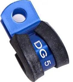 Af158-05 Blue-Finish Cushioned P-Clamp – 5/16" (8Mm) Internal Diameter 1