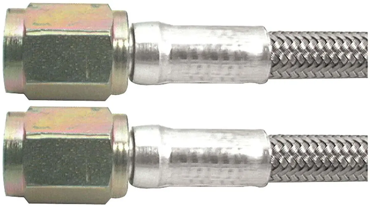 Allstar Performance Braided Stainless Steel Brake Lines – 30-Foot Roll, -3 An Fitting All46300-30 1