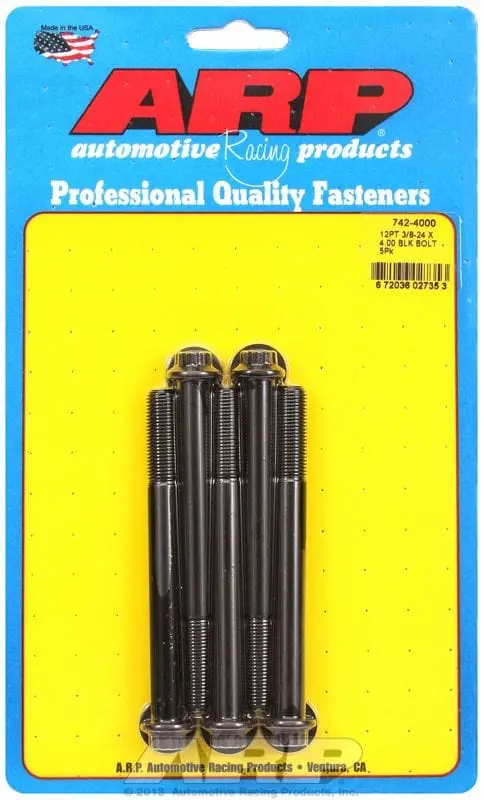 5-Piece 12-Point Black Oxide Bolt Kit – Ar742-4000 1