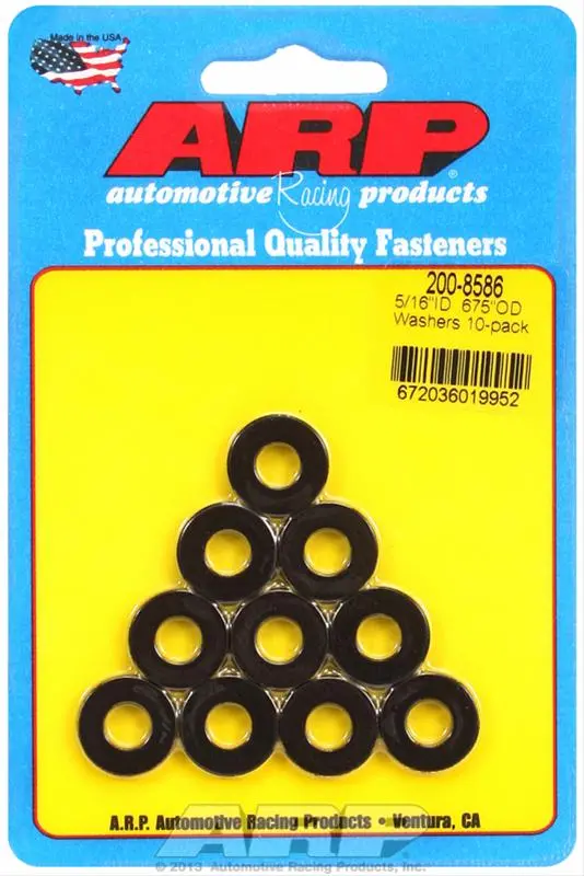 Arp Specialty Flat Washers – Heat-Treated Alloy Steel (200-8586) 1