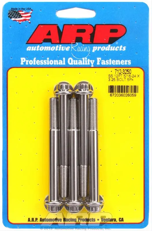 Arp 712-3250 Stainless Steel Engine Bolts 1