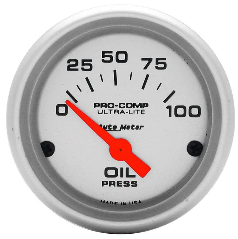 Ultra-Lightweight Mechanical Oil Pressure Gauge – Autometer Au4327 1