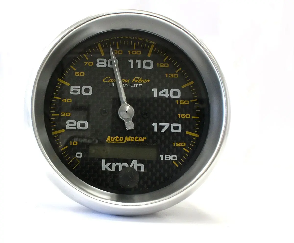 Carbon Fiber Au4787-M Digital Speedometer With Modern Display 1