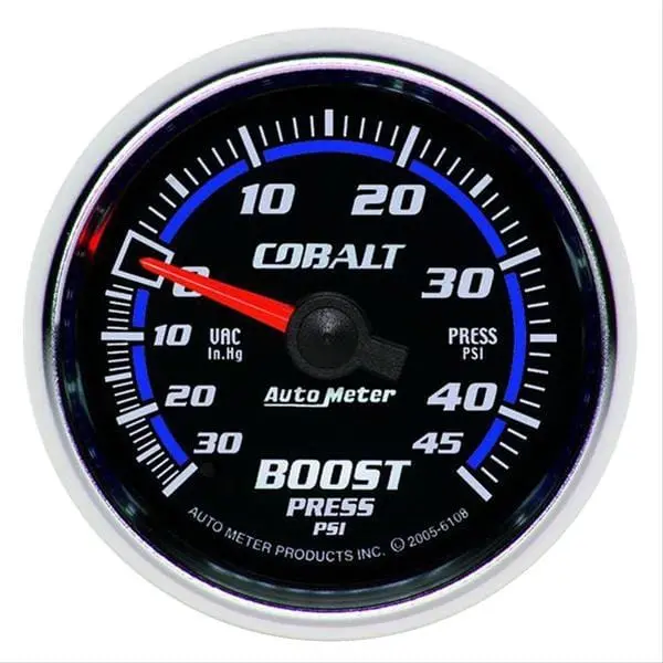 Autometer Cobalt Series 2-1/16" Analog Performance Gauges Kit 1