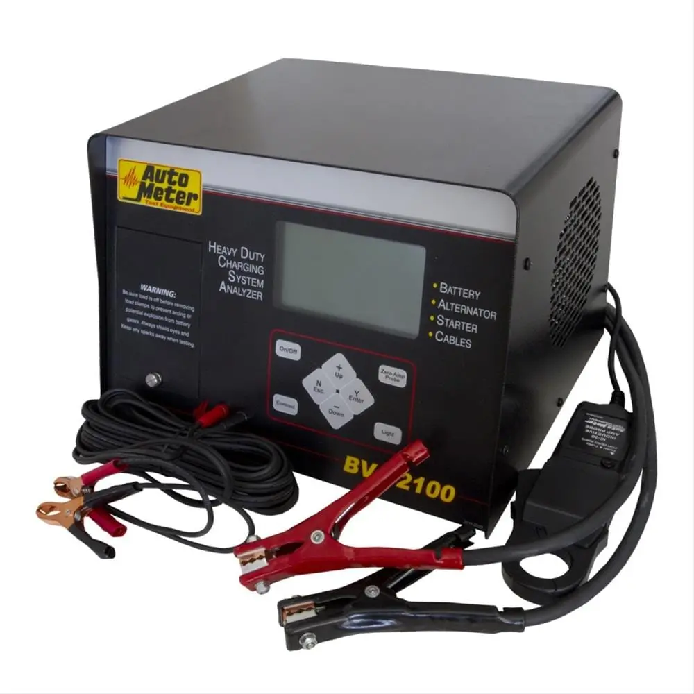 Autometer Bva2100 Heavy-Duty Electrical System Analyzer – Battery, Voltage, Alternator Tester 1